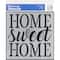 PA Essentials Home Sweet Home Stencil, 12" x 12"
